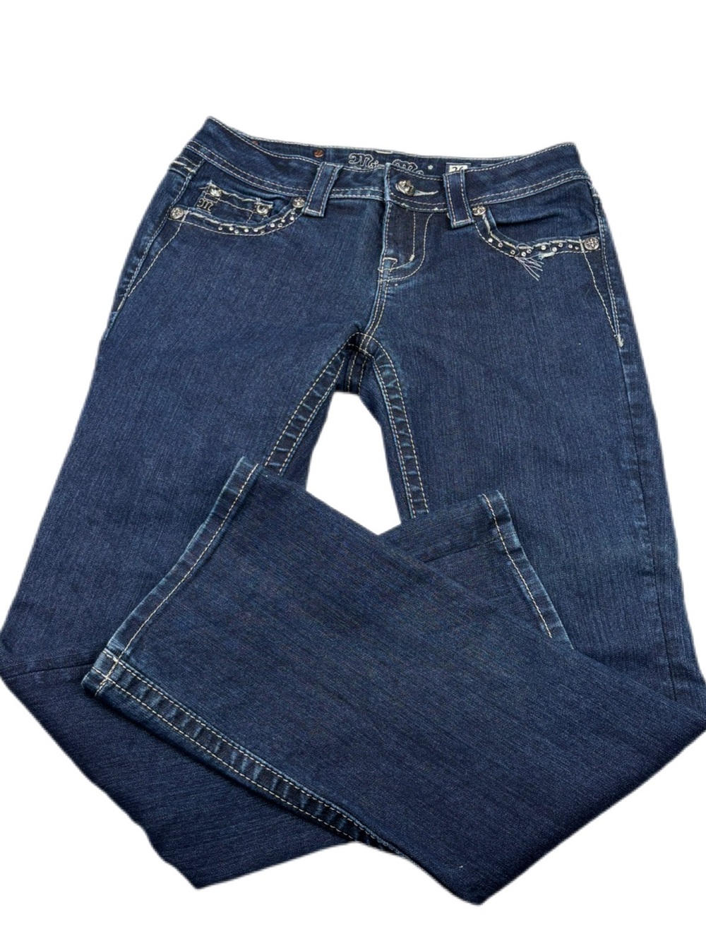 Miss Me Jeans Easy Boot Dark Wash Jeans Size 26